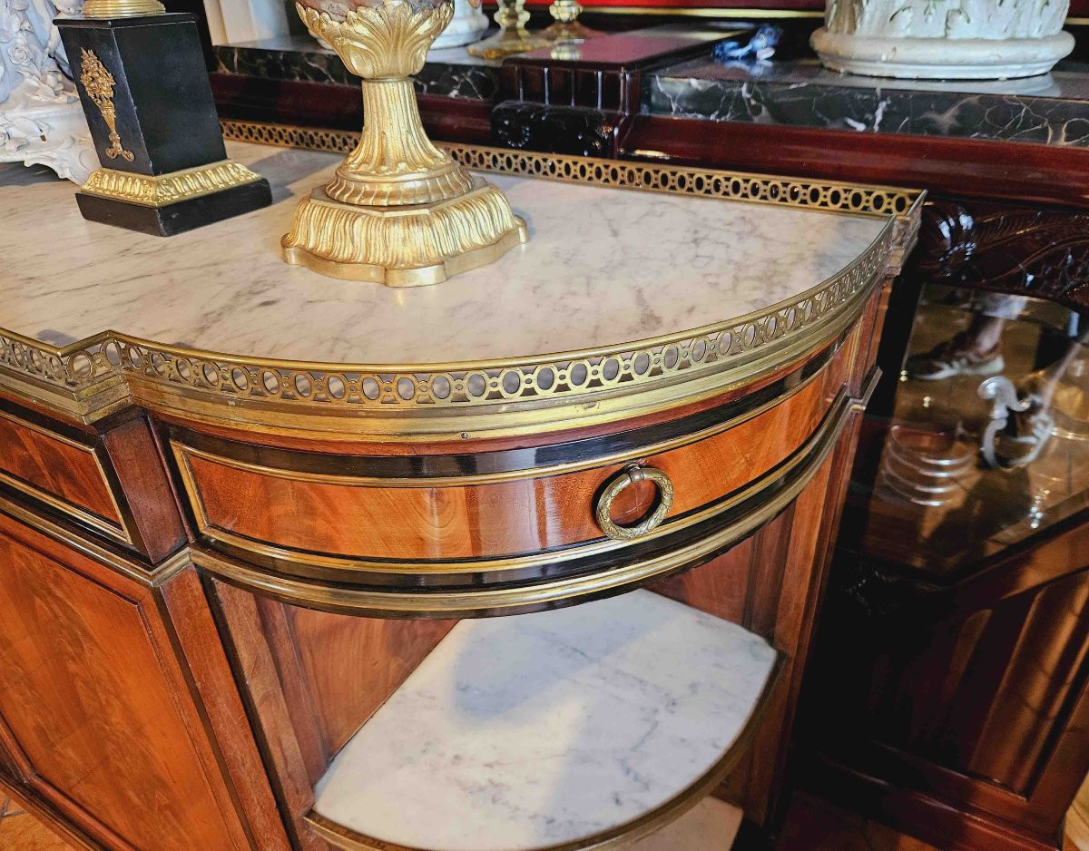  Buffet Desserte st Louis XVI Signé Mercier Frères Paris-photo-3