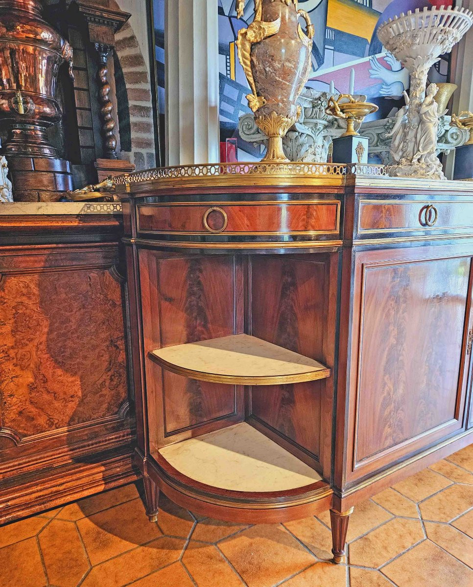  Buffet Desserte st Louis XVI Signé Mercier Frères Paris-photo-6
