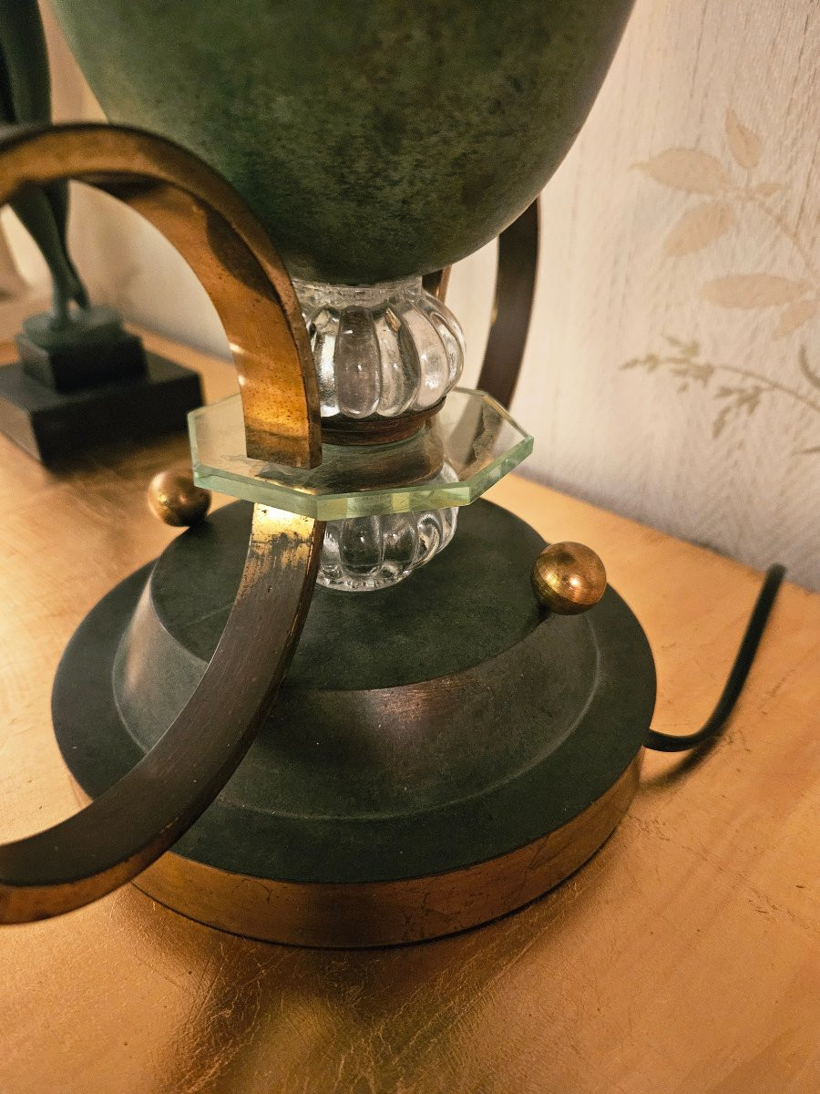 Etling Large Art Deco Cone Lamp -photo-3