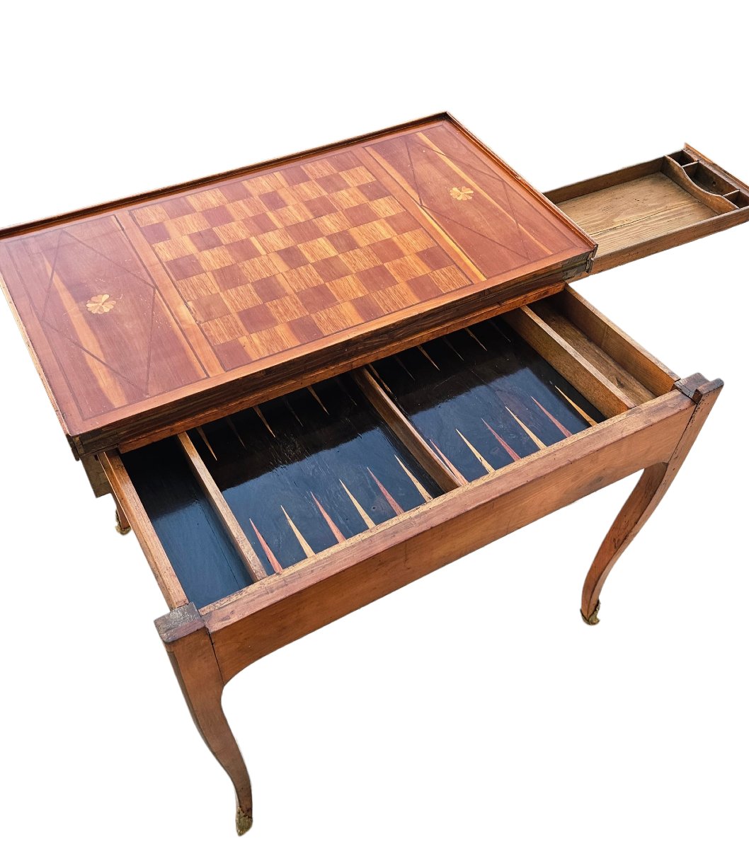 18th Century Tric-trac Games Table-photo-4
