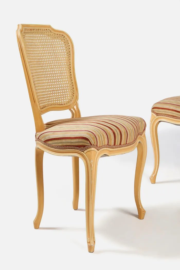12 Dining Room Chairs In Lacquered Wood-photo-2