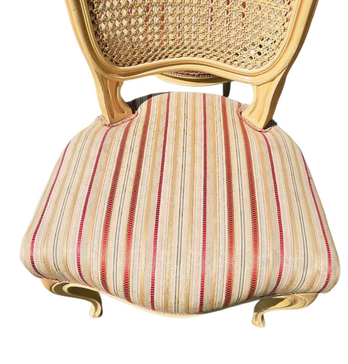 12 Dining Room Chairs In Lacquered Wood-photo-3