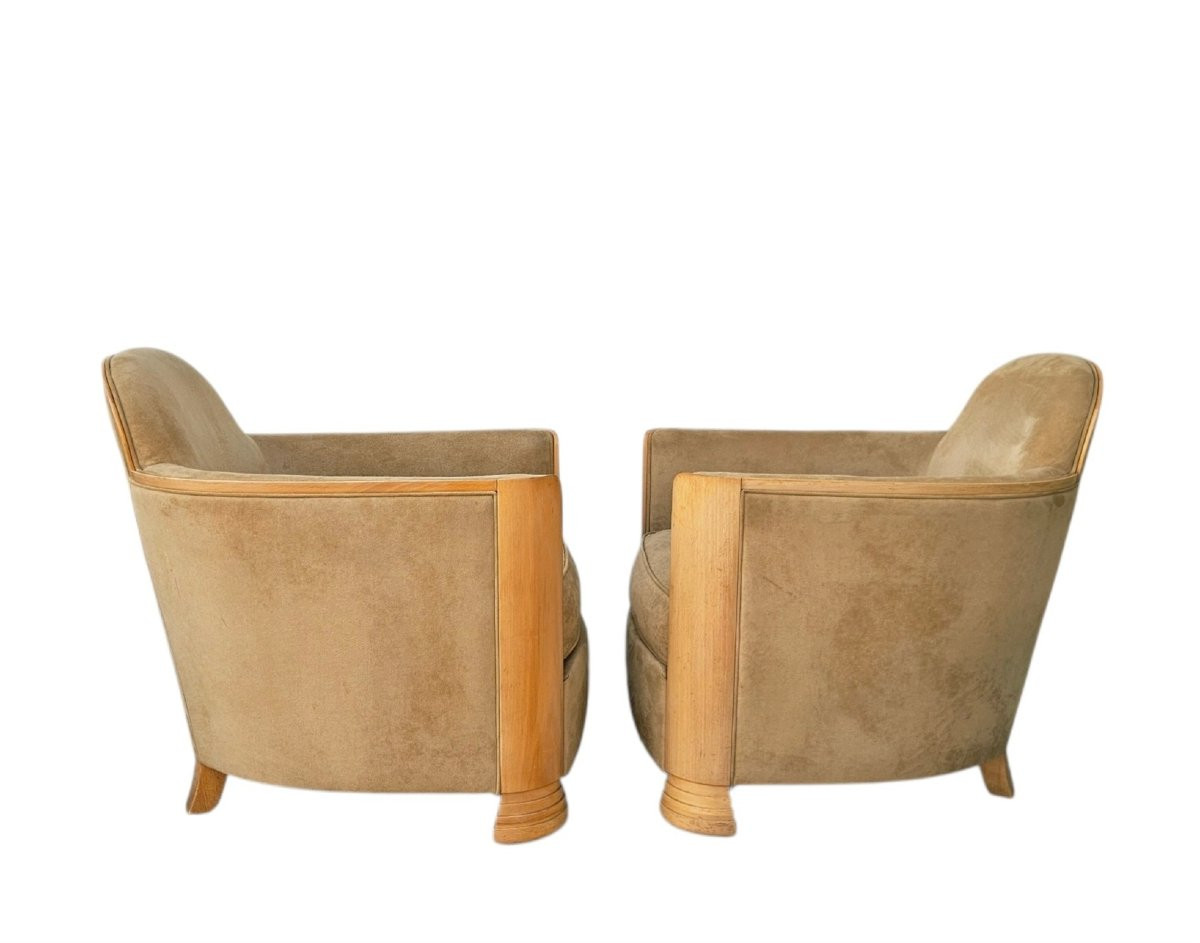 Art Deco Armchairs By Maurice Dufrêne-photo-2