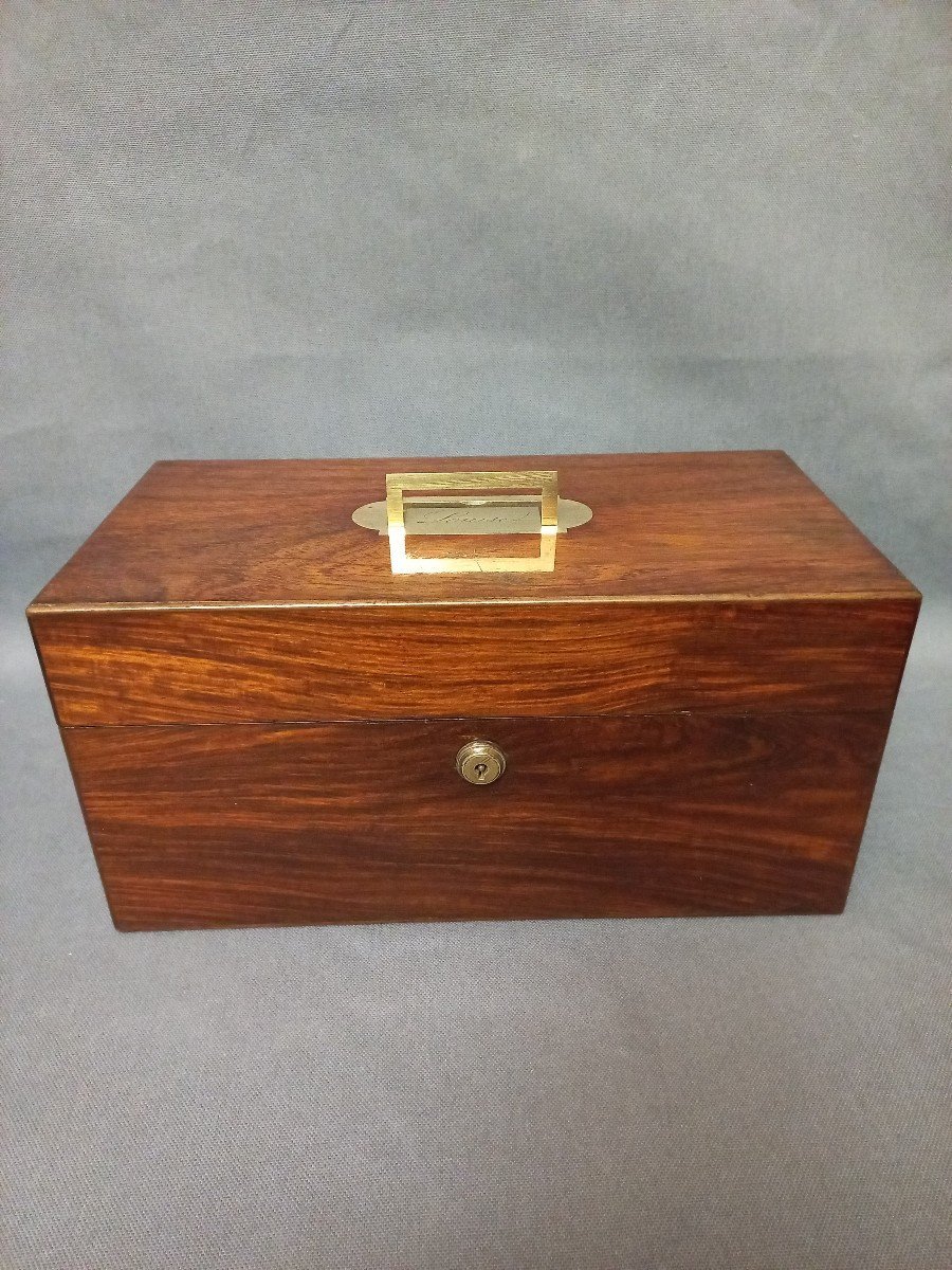 Crystal And Silver Tea Box -photo-2