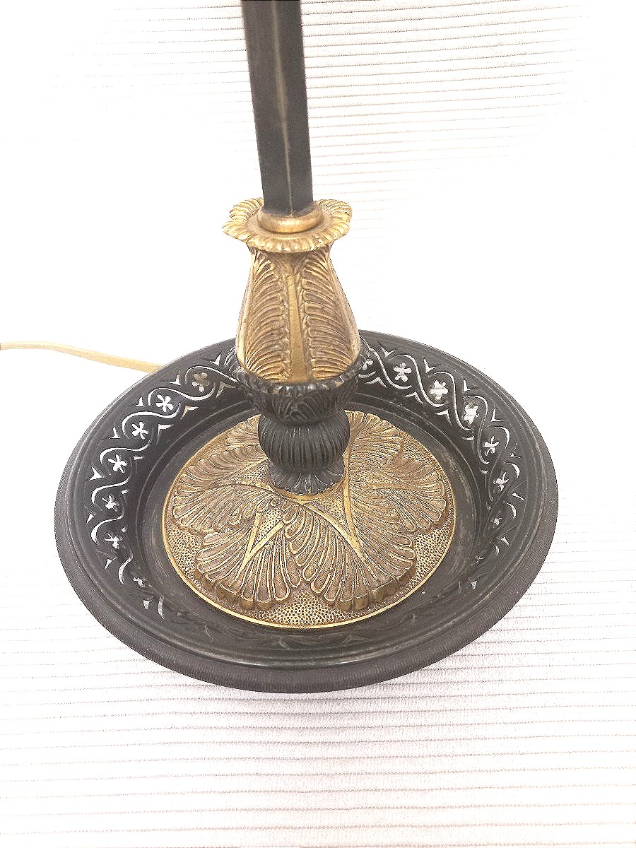 "bouillotte" Cariatides Lamp By Gagneau Paris, Founded In 1800-photo-2