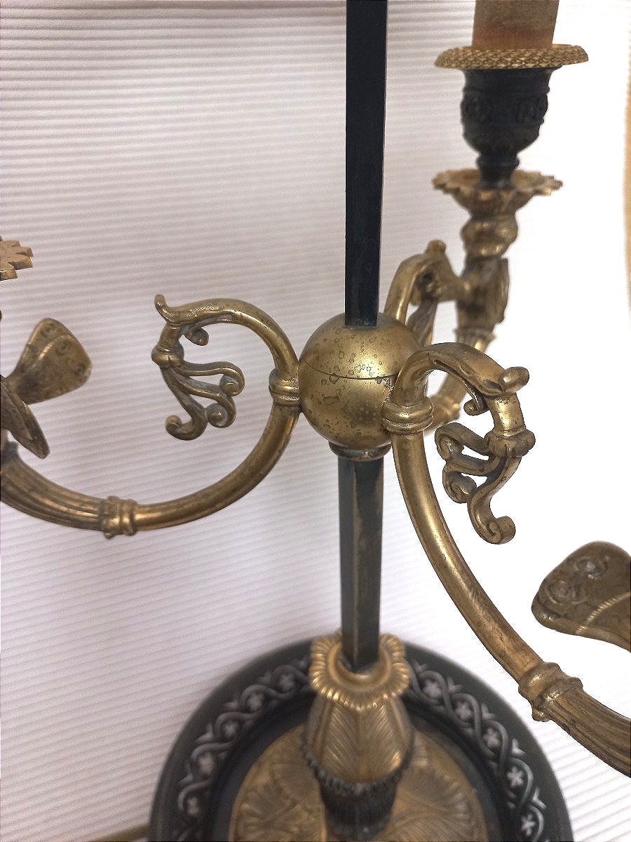 "bouillotte" Cariatides Lamp By Gagneau Paris, Founded In 1800-photo-2