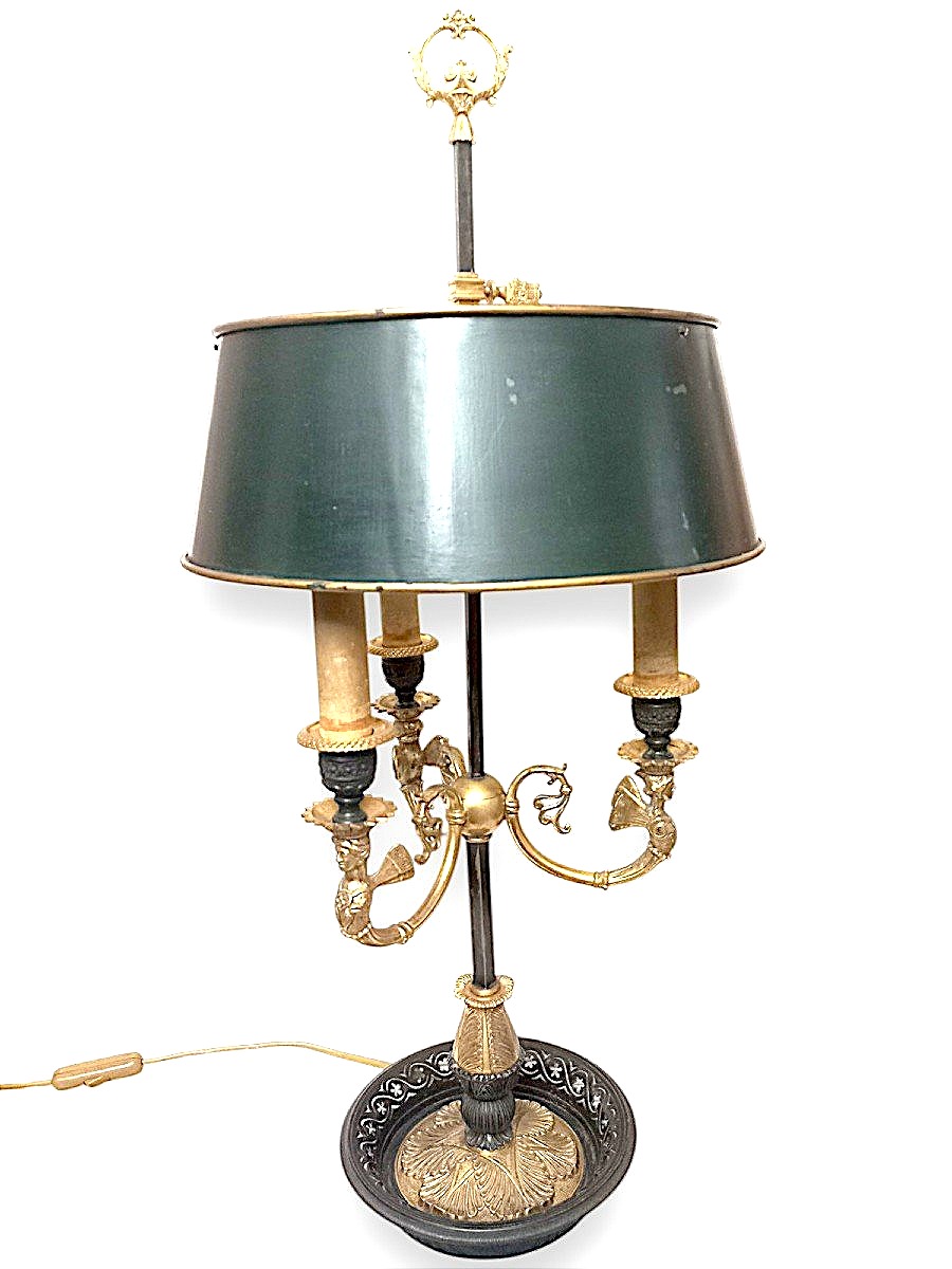 "bouillotte" Cariatides Lamp By Gagneau Paris, Founded In 1800-photo-6