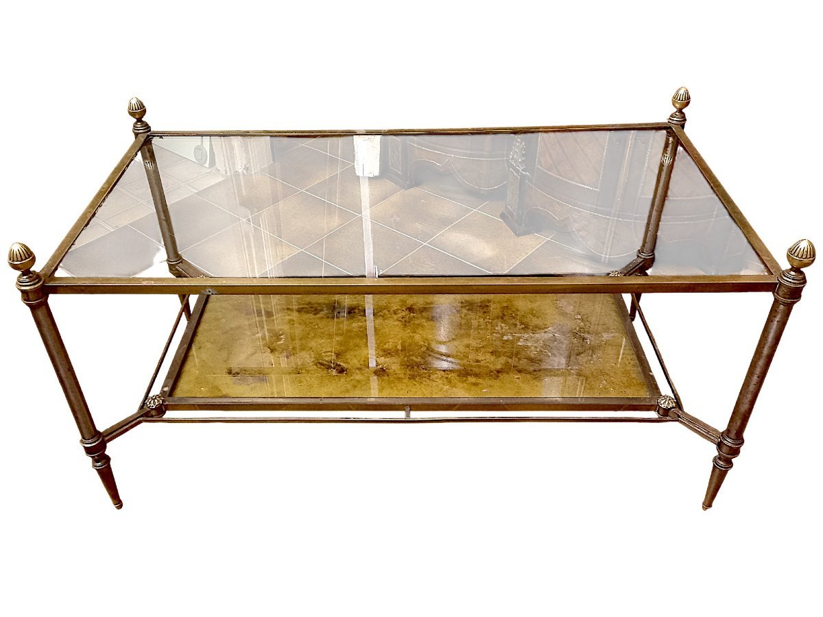 Table basse en bronze Maison Jansen-photo-2