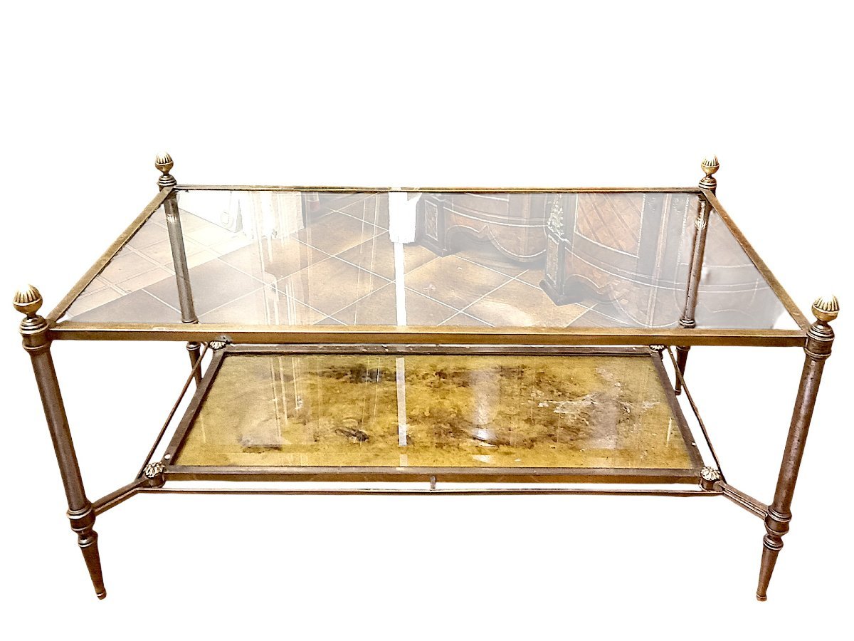 Table basse en bronze Maison Jansen-photo-3