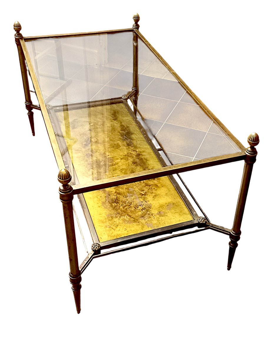 Table basse en bronze Maison Jansen-photo-1