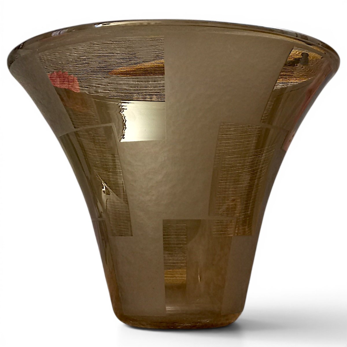 Important vase Art Déco Ø37cm Daum † Nancy France