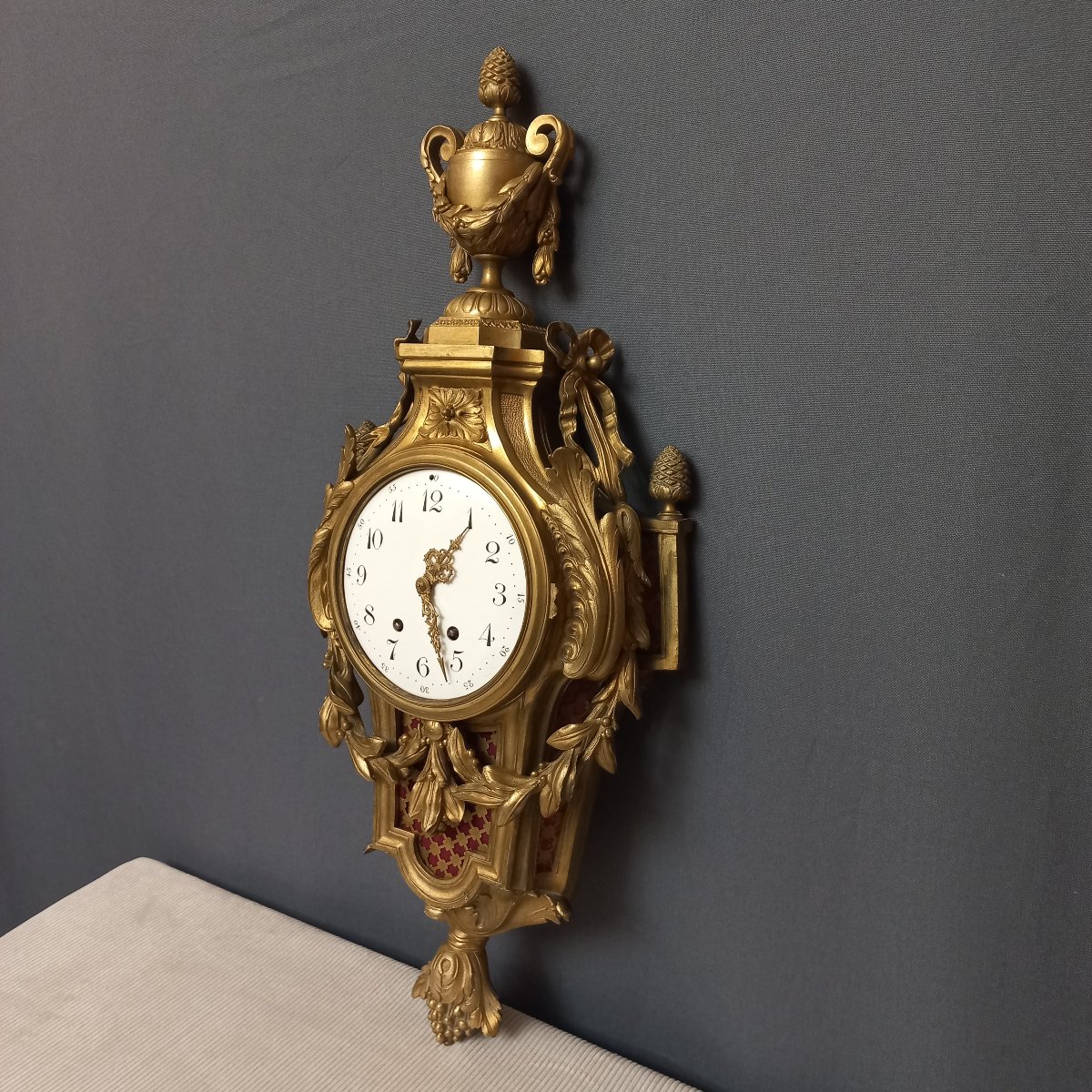 Grand Cartel d'Applique XIXe Louis XVI-photo-3