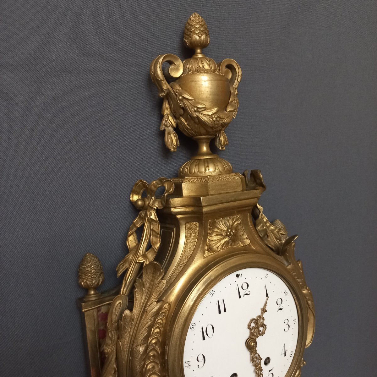 Grand Cartel d'Applique XIXe Louis XVI-photo-3