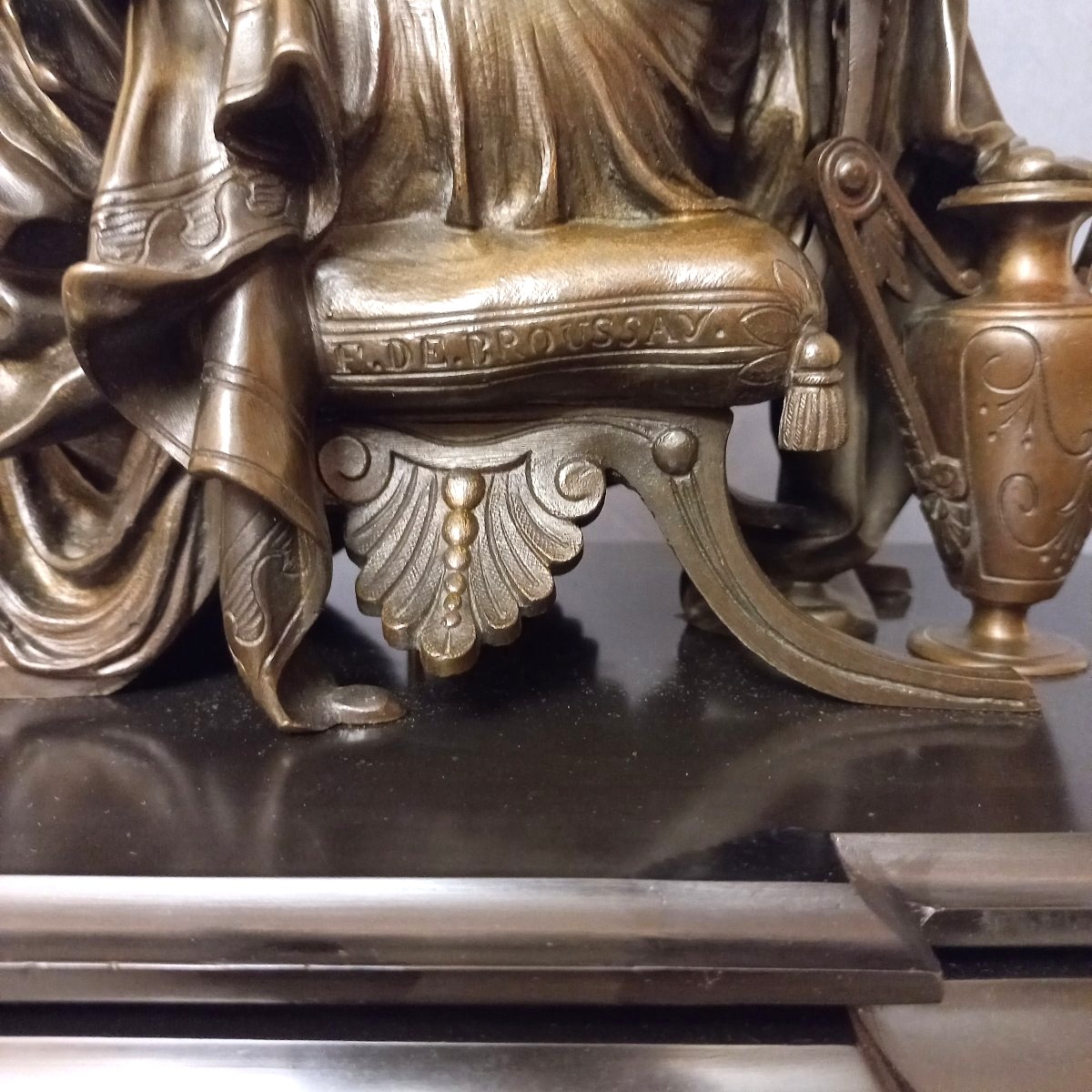 Vincent-désiré Faure De Broussé, Cast By Henri Dasson; Bronze Sculpture-photo-5