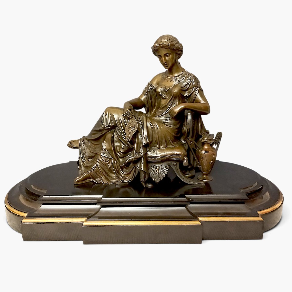 Vincent-désiré Faure De Broussé, Cast By Henri Dasson; Bronze Sculpture