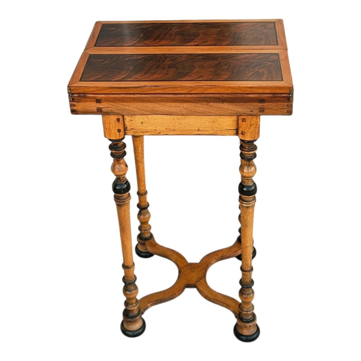 St. Louis XIV Side Table In The Shape Of A Chess Set, Stamped By A Parisian Workshop-photo-1