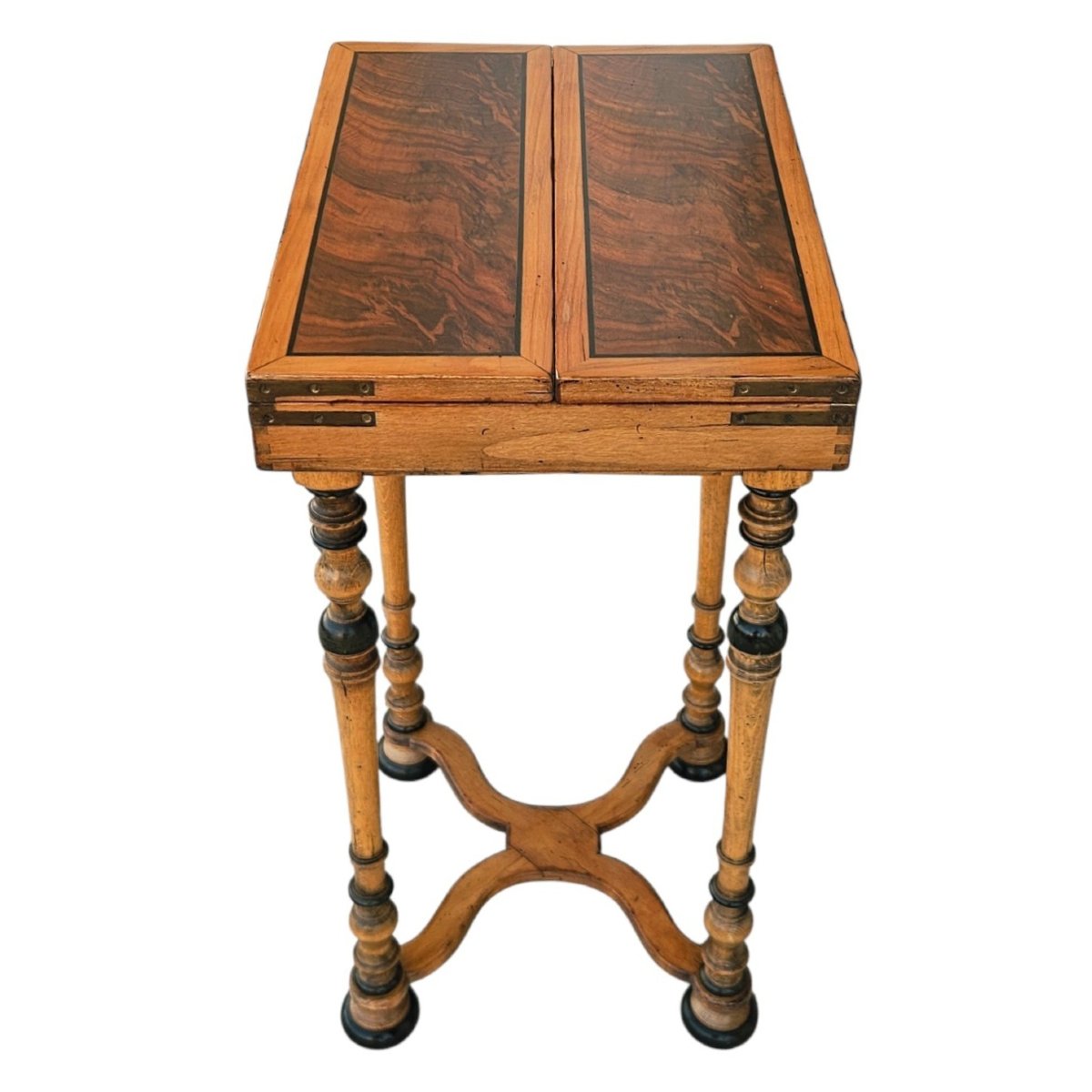 St. Louis XIV Side Table In The Shape Of A Chess Set, Stamped By A Parisian Workshop-photo-6