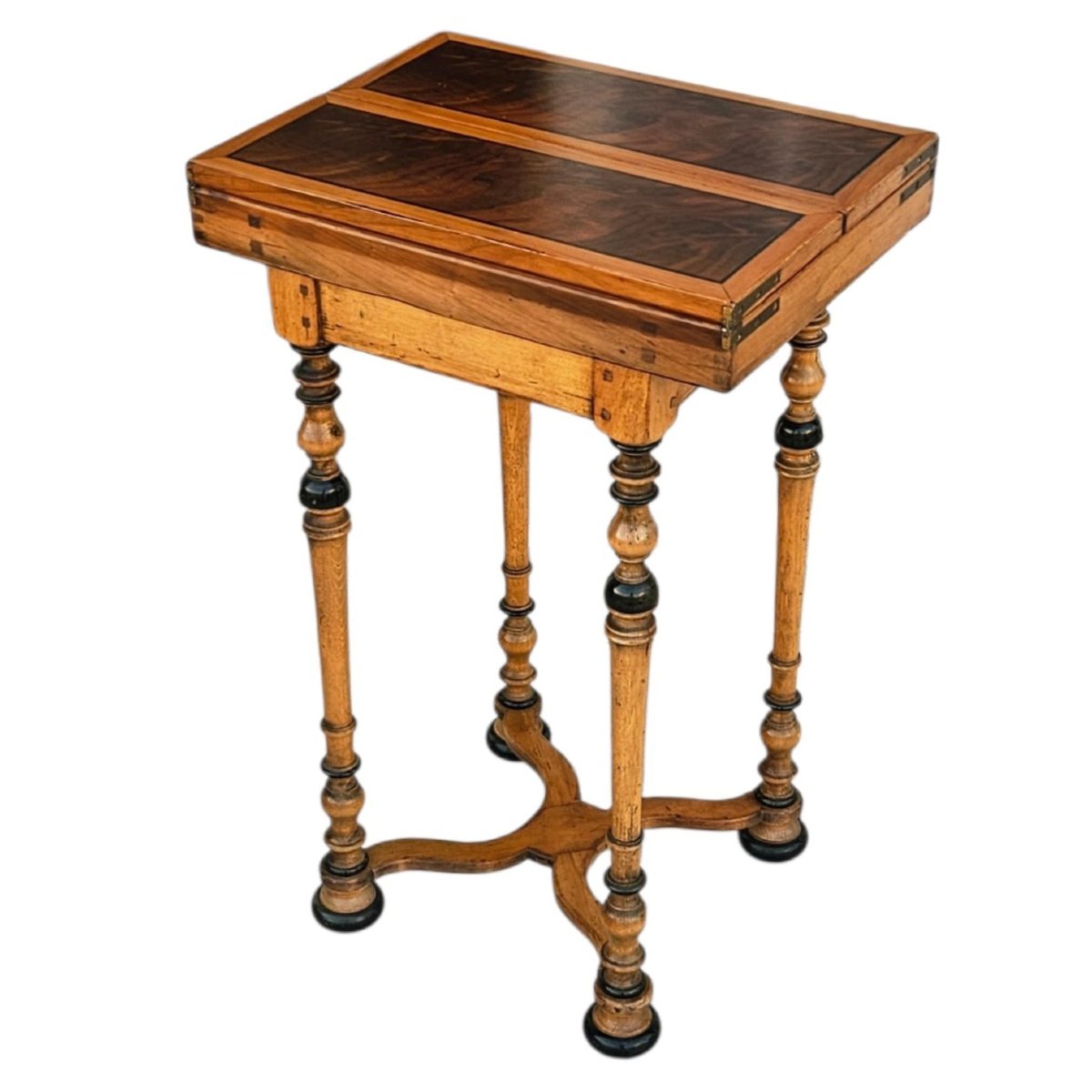 St. Louis XIV Side Table In The Shape Of A Chess Set, Stamped By A Parisian Workshop-photo-7