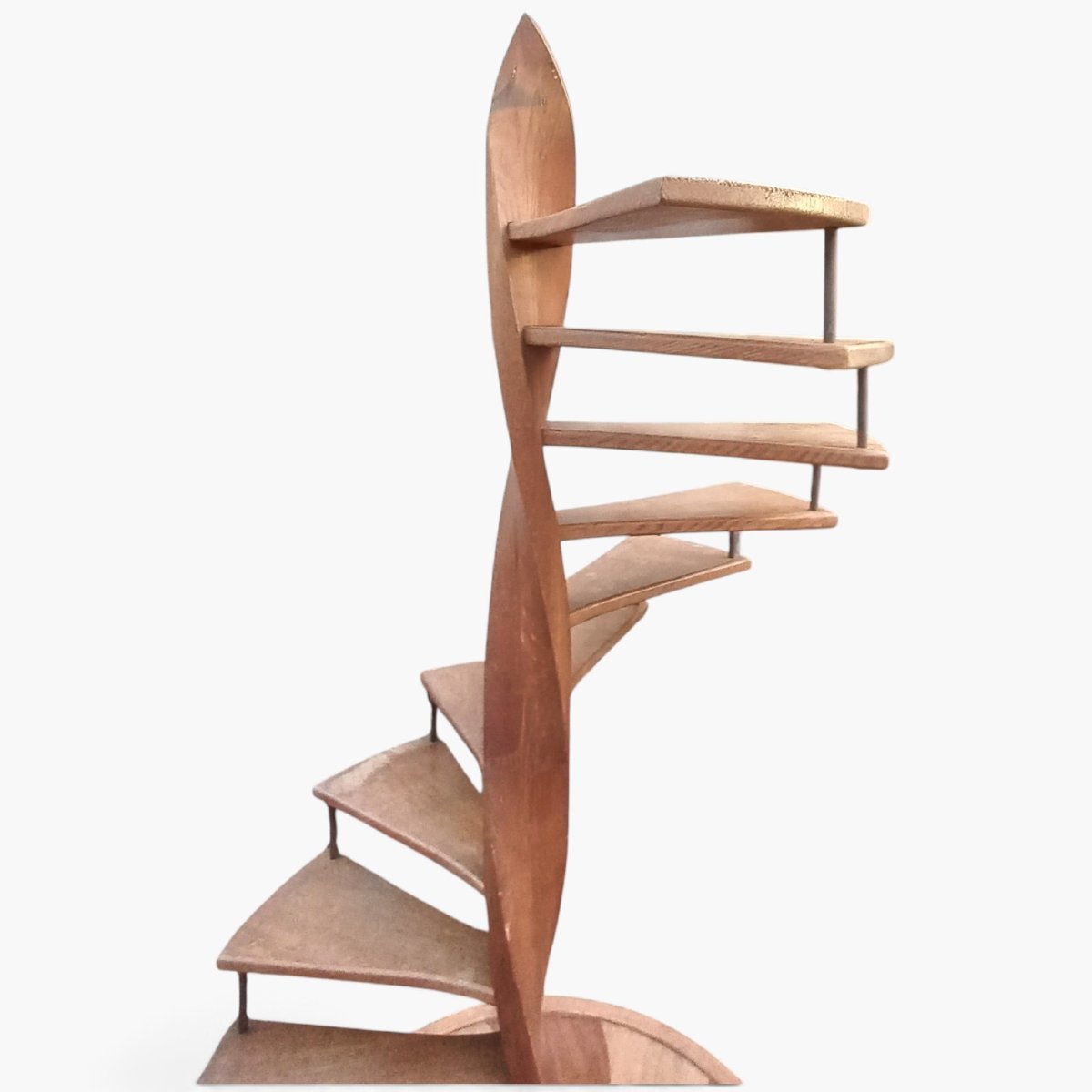 Escalier hélicoïdal décoratif H 228cm diam 100cm-photo-2