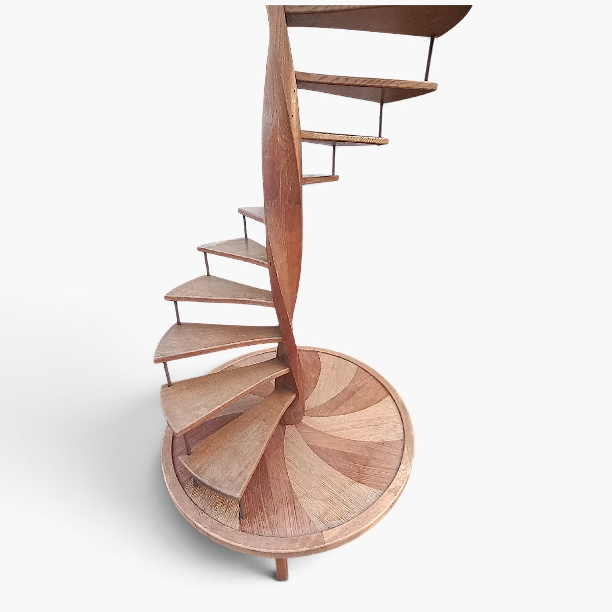 Escalier hélicoïdal décoratif H 228cm diam 100cm-photo-3