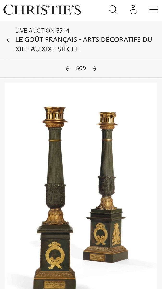 Pair Of "carcel" Lamps By Gotten. Circa 1840-photo-2
