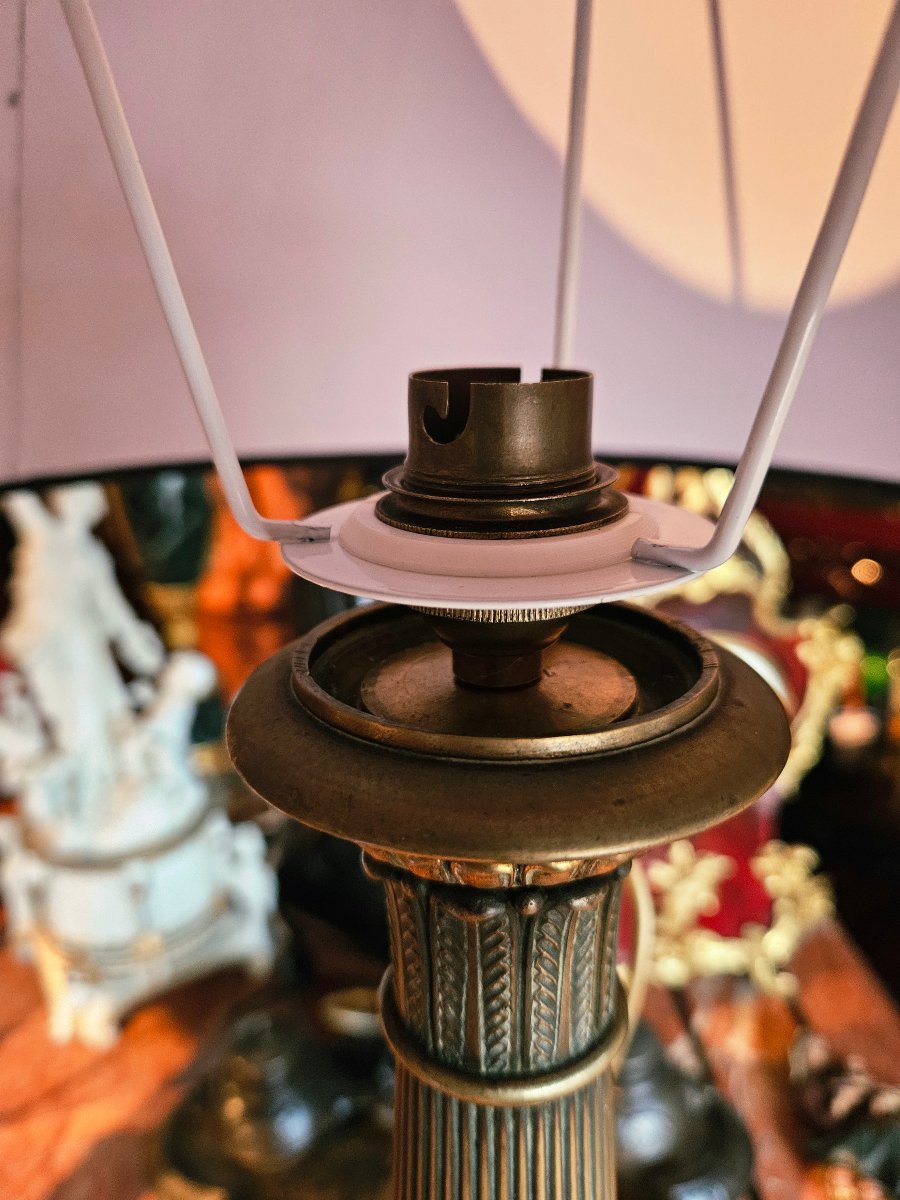Pair Of "carcel" Lamps By Gotten. Circa 1840-photo-4