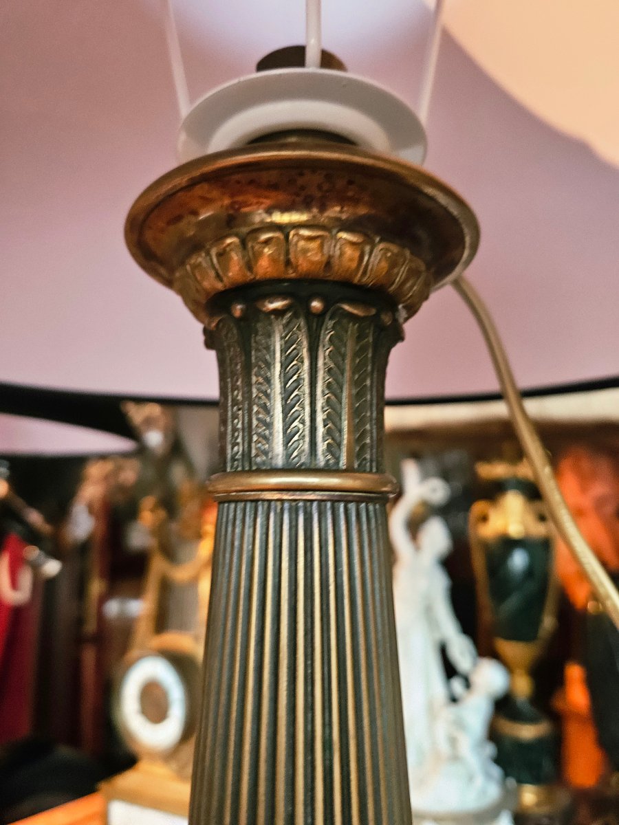 Pair Of "carcel" Lamps By Gotten. Circa 1840-photo-5