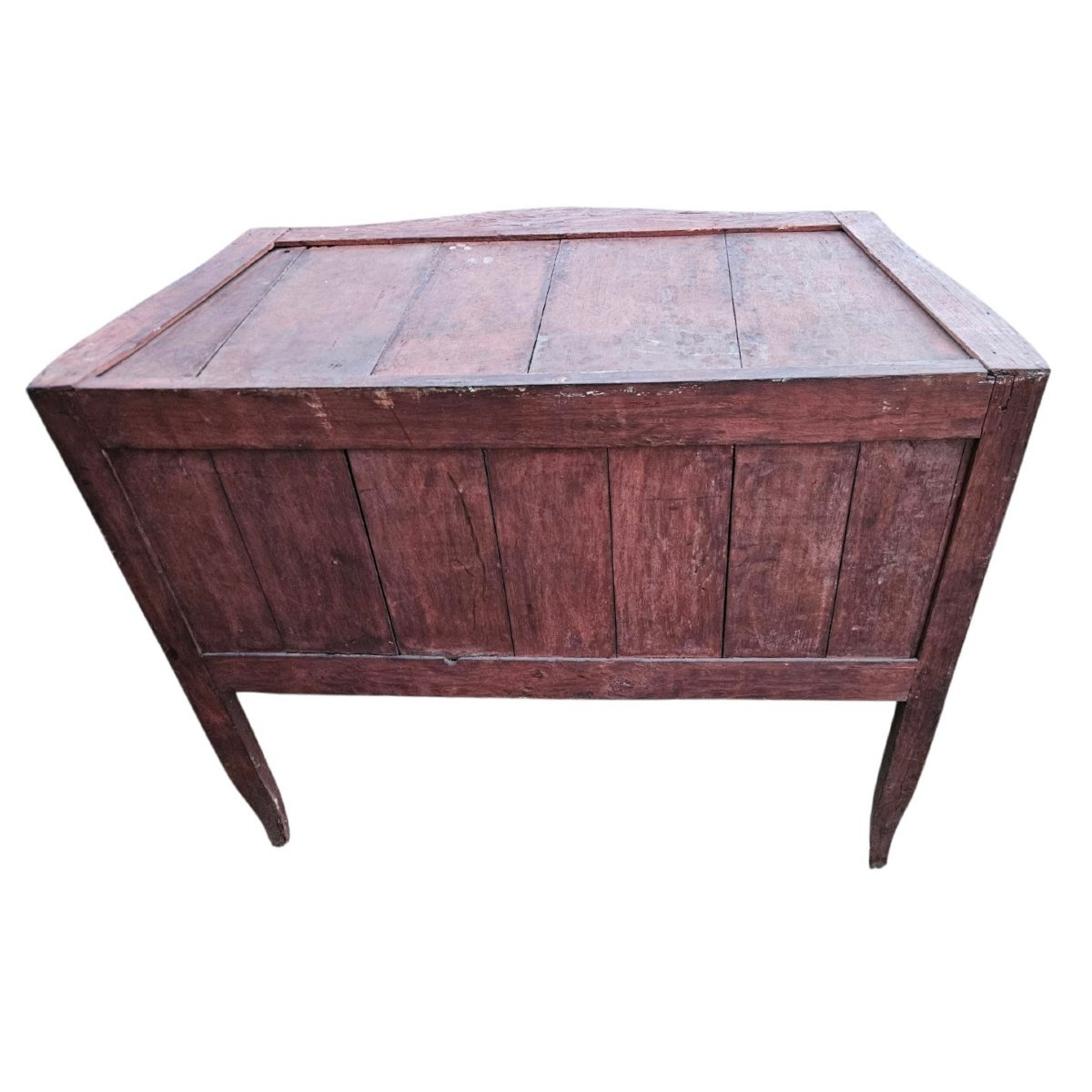 Commode sauteuse en marqueterie estampillée époque Louis XV-photo-7
