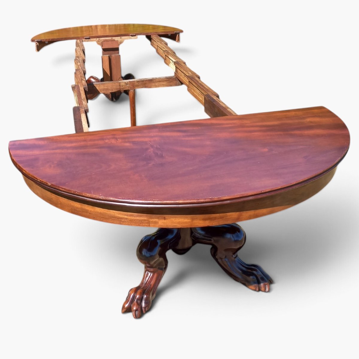 Estampillée JACOB Grande Table à Allonges  L 4m-photo-3