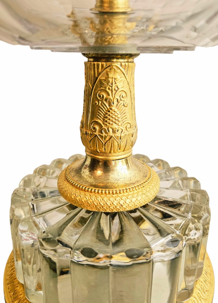 Silent Servant Made Of Crystal And Gilded Bronze From The Charles X Era-photo-1