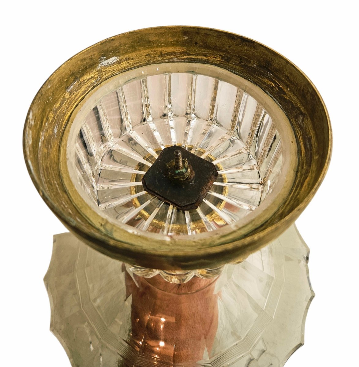 Silent Servant Made Of Crystal And Gilded Bronze From The Charles X Era-photo-7