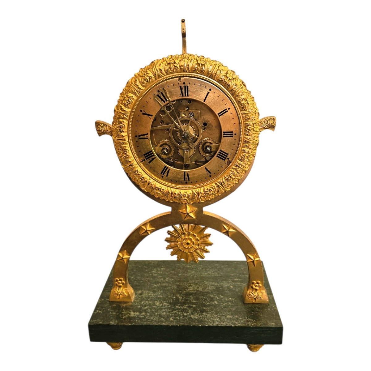 Early 19th-century Skeleton Clock-photo-2