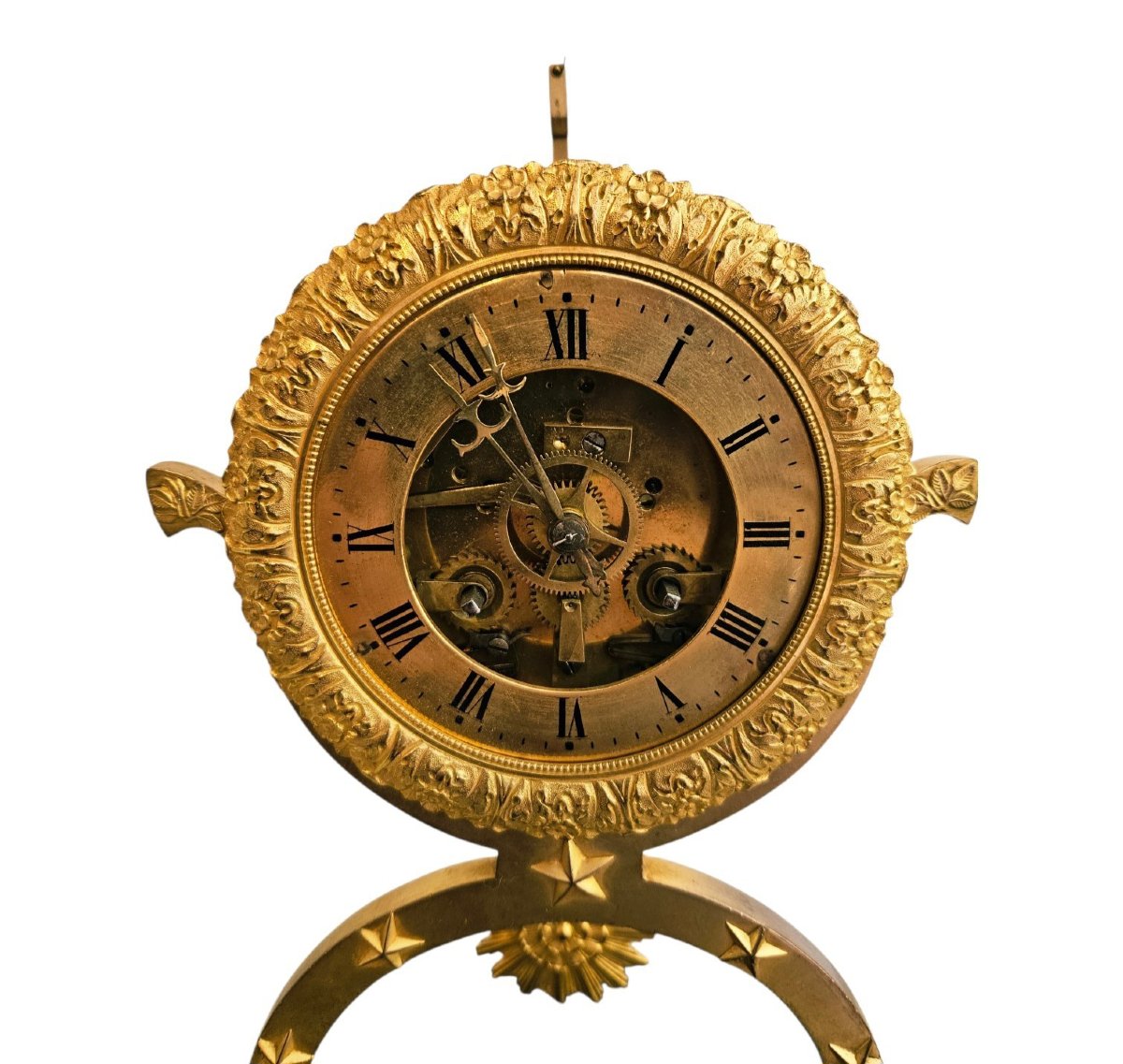 Early 19th-century Skeleton Clock-photo-3