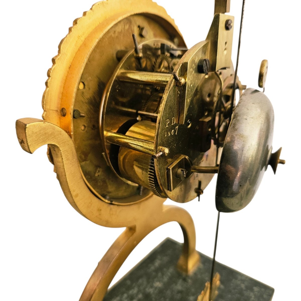 Early 19th-century Skeleton Clock-photo-1