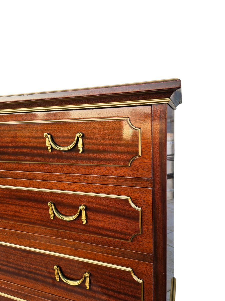 Commode st. Neoclassique Signée Maurice Hirsch  Provenance Hôtel Royal Monceau-photo-2