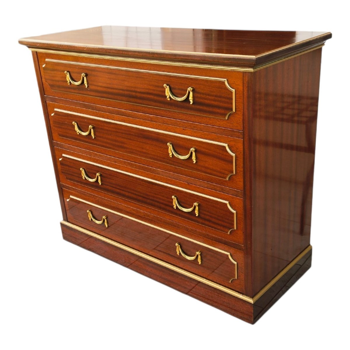 Commode st. Neoclassique Signée Maurice Hirsch  Provenance Hôtel Royal Monceau