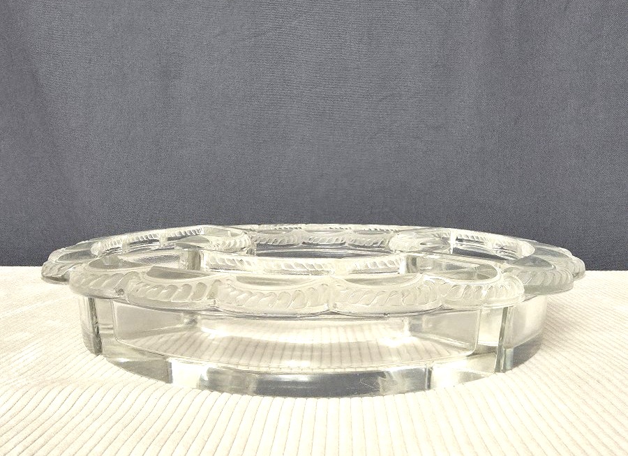Centre de table en cristal Lalique France -photo-3