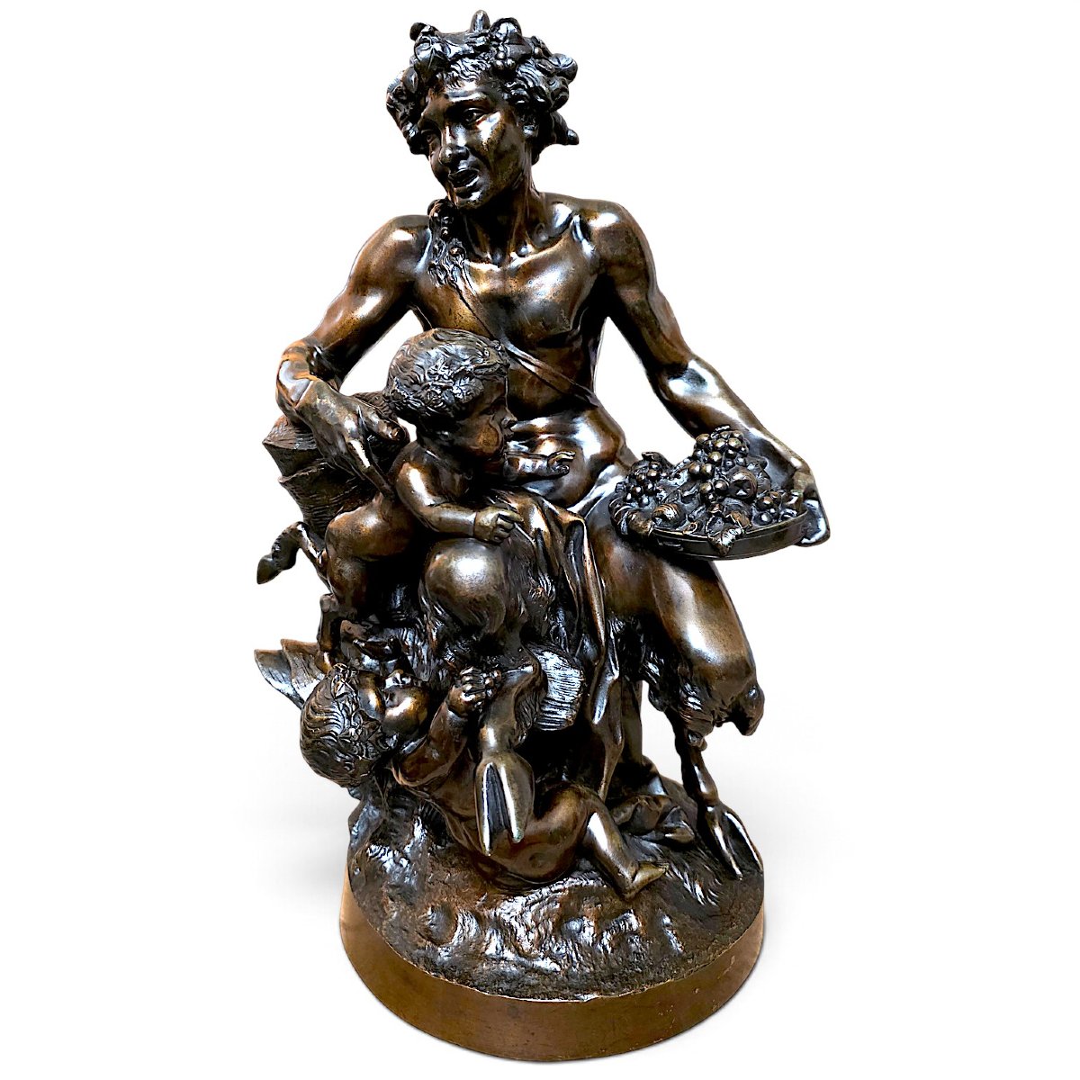 Important 19th-century Bronze Signed By Clodion-photo-3