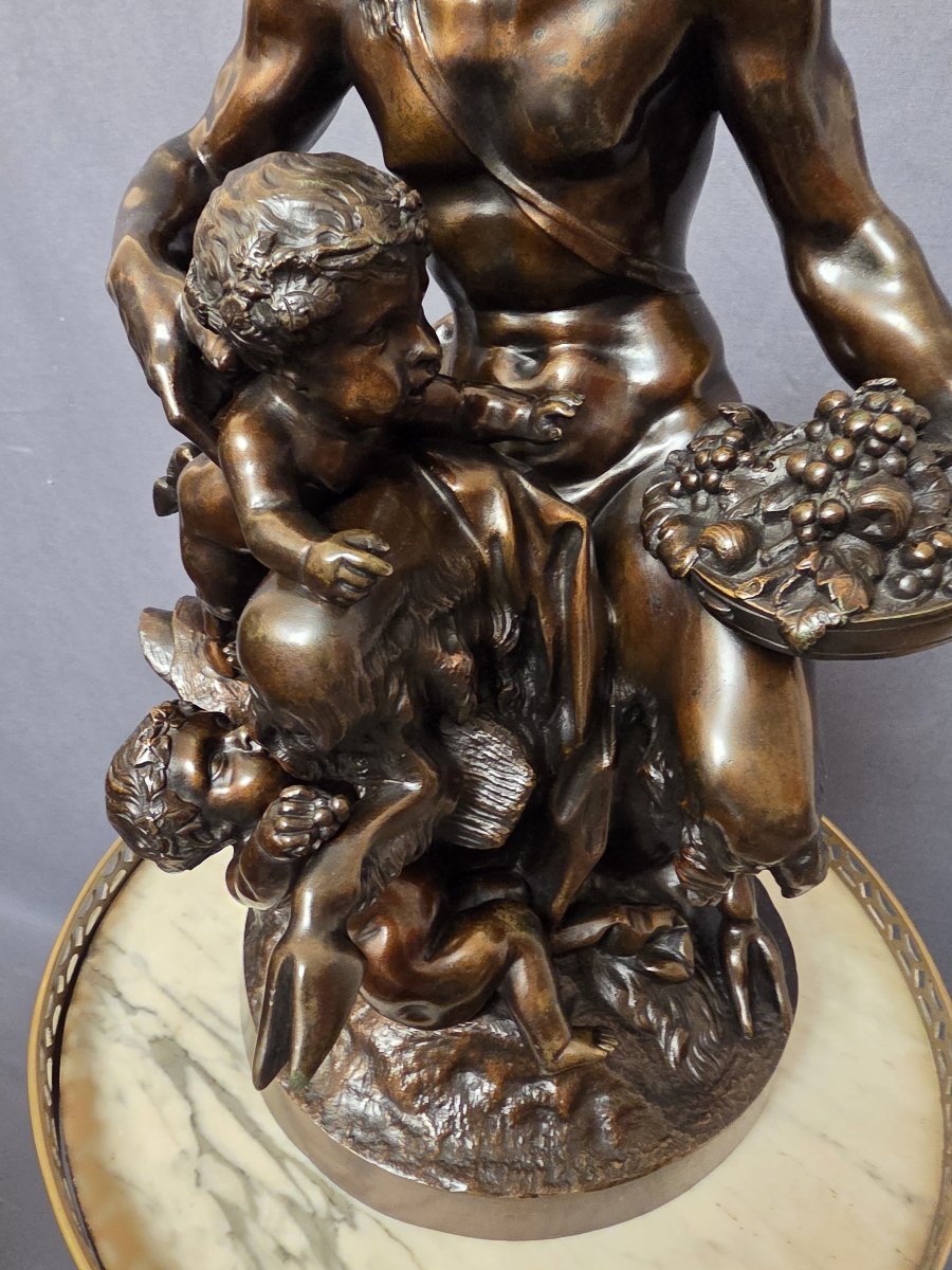 Important 19th-century Bronze Signed By Clodion-photo-4