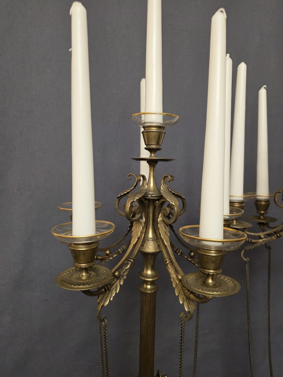Important Pair Of 19th-century Candelabra, 78 Cm High-photo-3