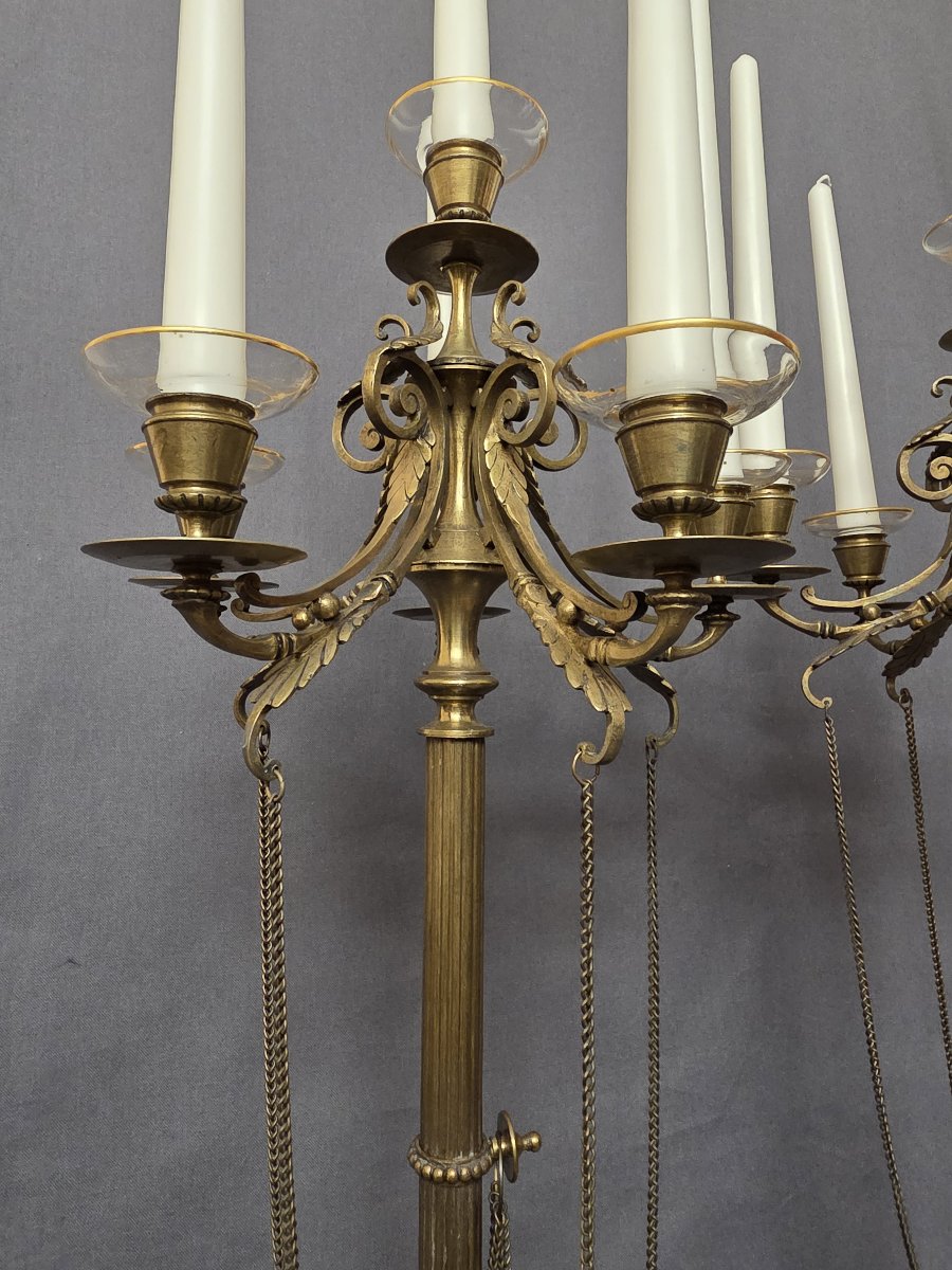 Important Pair Of 19th-century Candelabra, 78 Cm High-photo-4