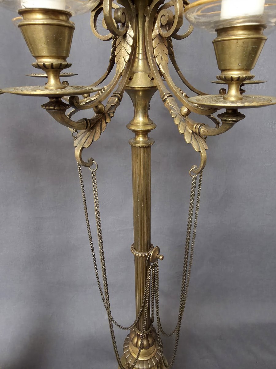 Important Pair Of 19th-century Candelabra, 78 Cm High-photo-3
