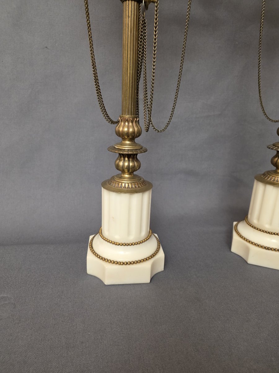 Important Pair Of 19th-century Candelabra, 78 Cm High-photo-4