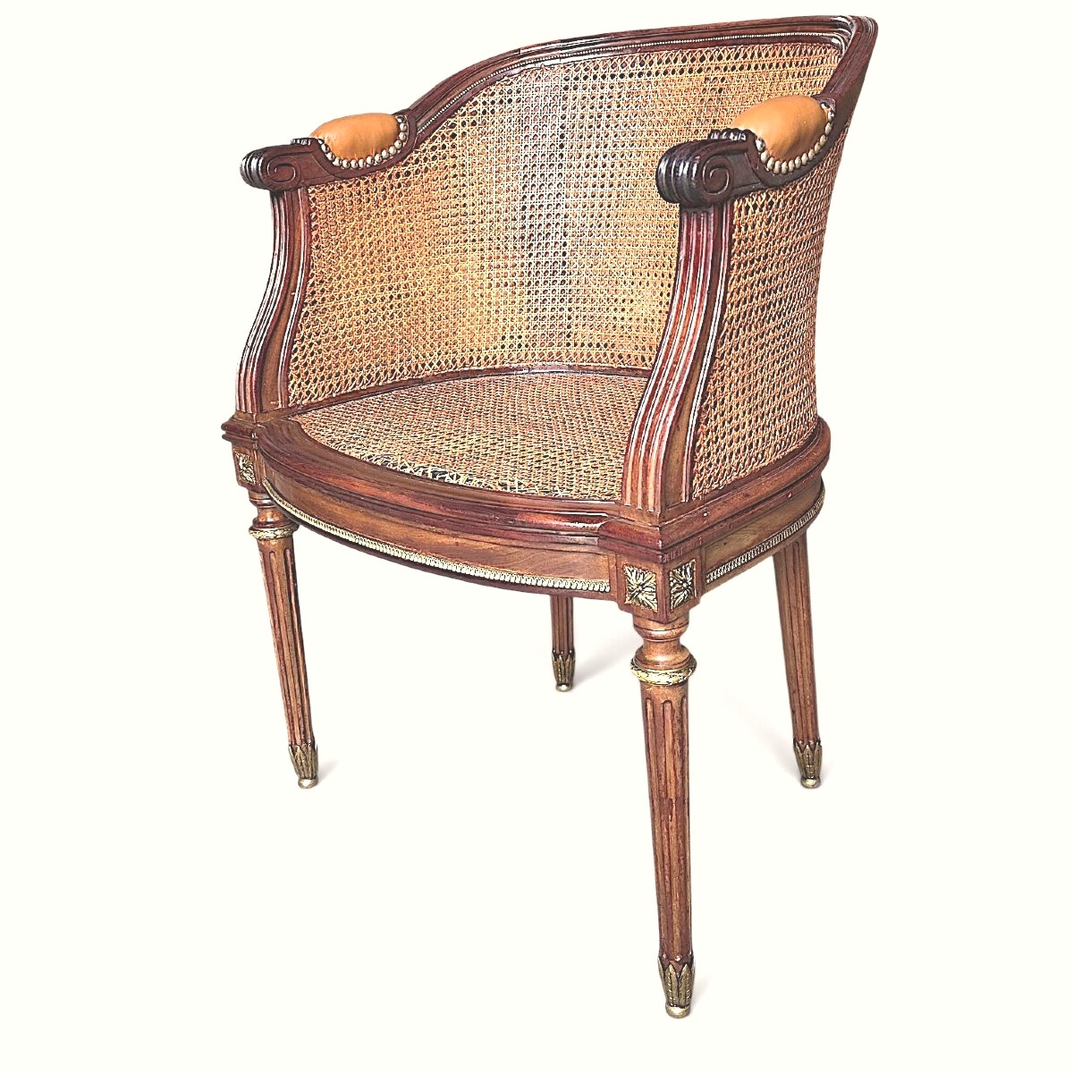 Bureau et son fauteuil style Louis XVI-photo-4