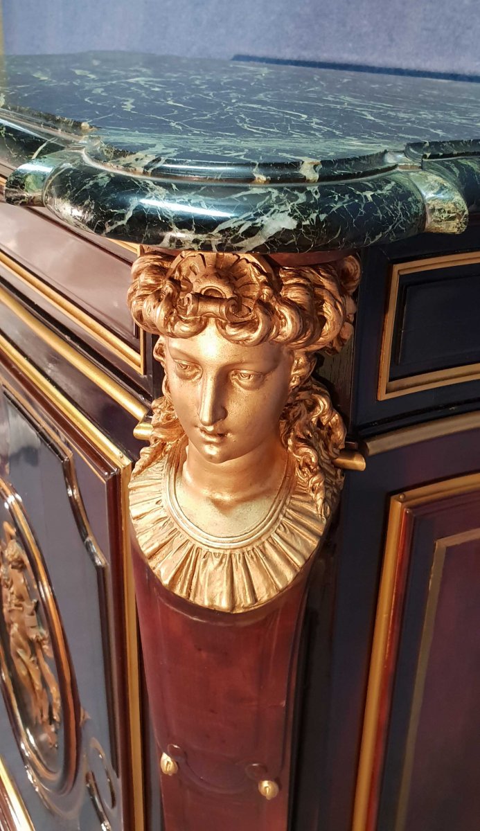 Gueret Frères Important Meuble d'Appui De Style Louis XIV -photo-2
