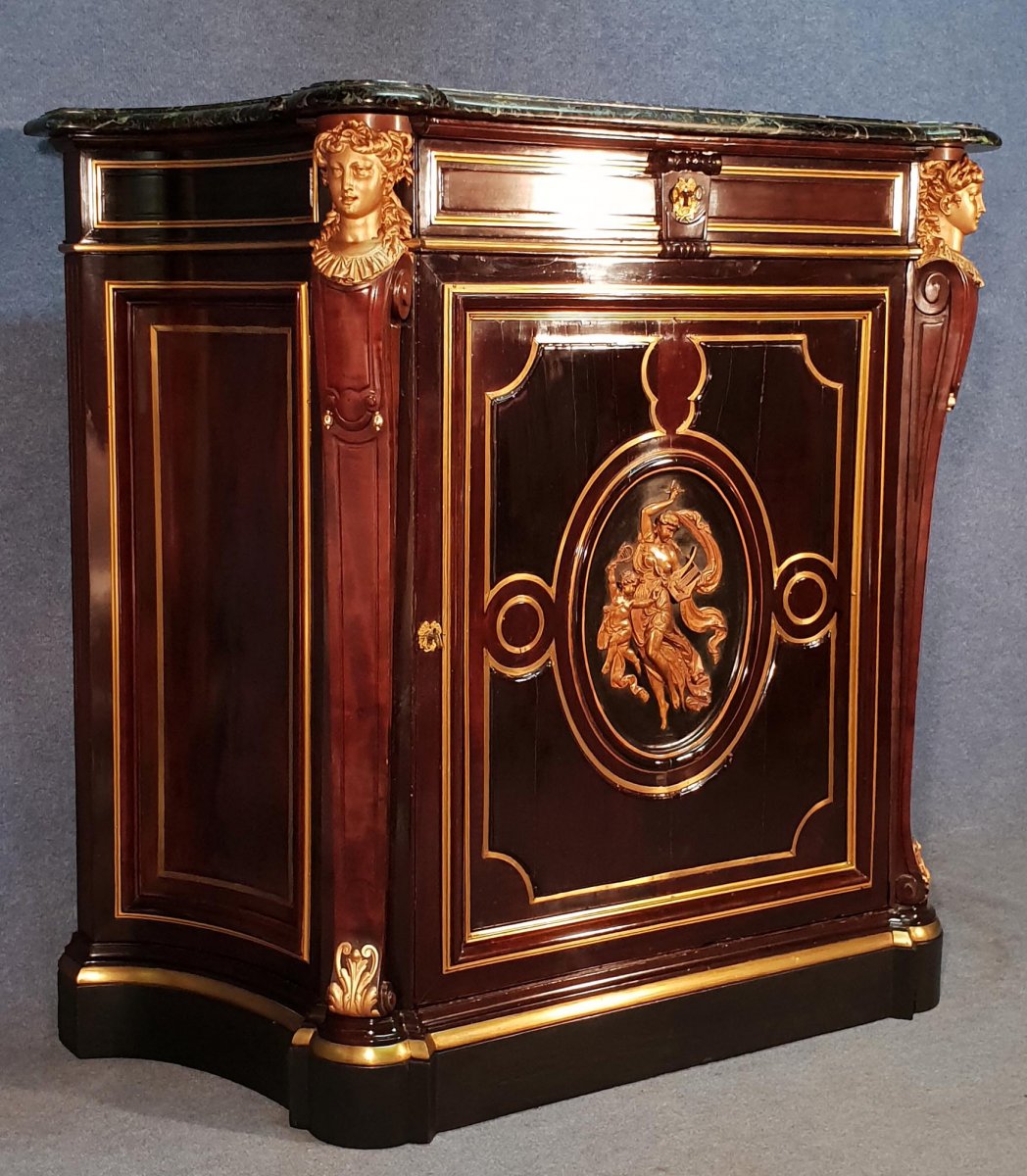 Gueret Frères Important Meuble d'Appui De Style Louis XIV -photo-4