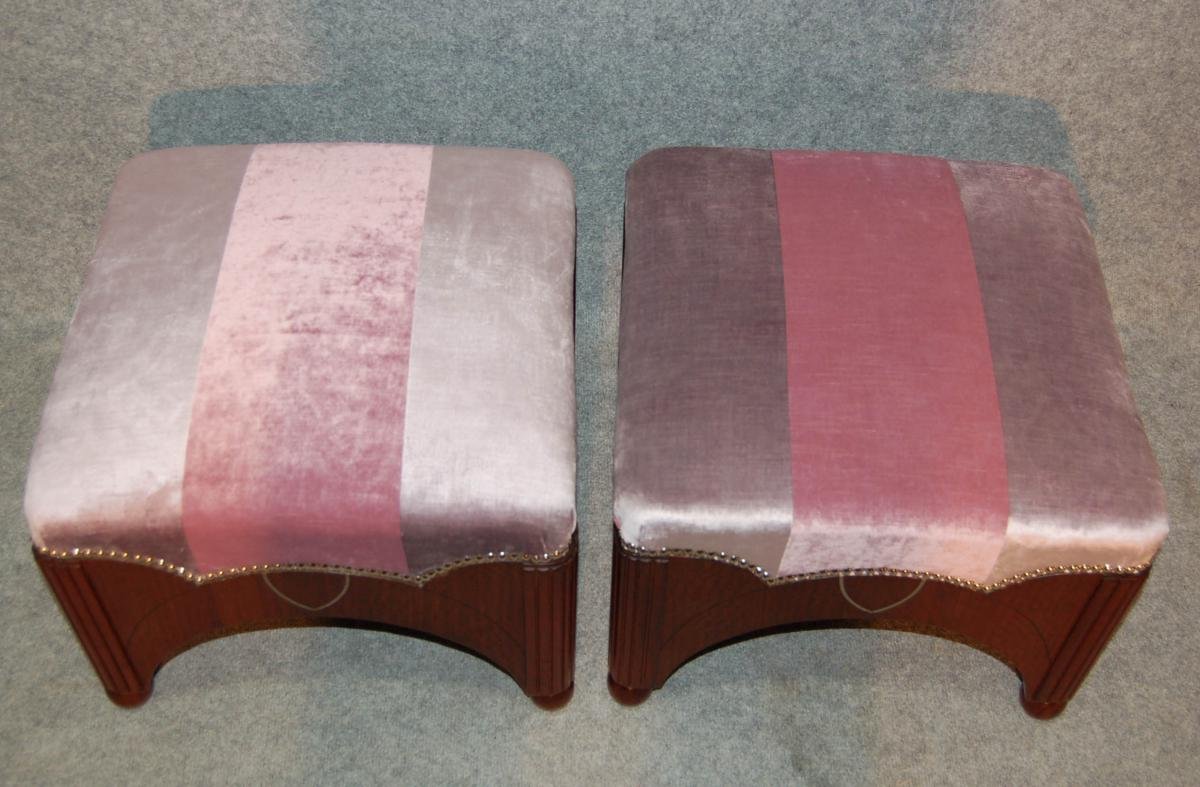 Pair Of Art Deco Stools-photo-1