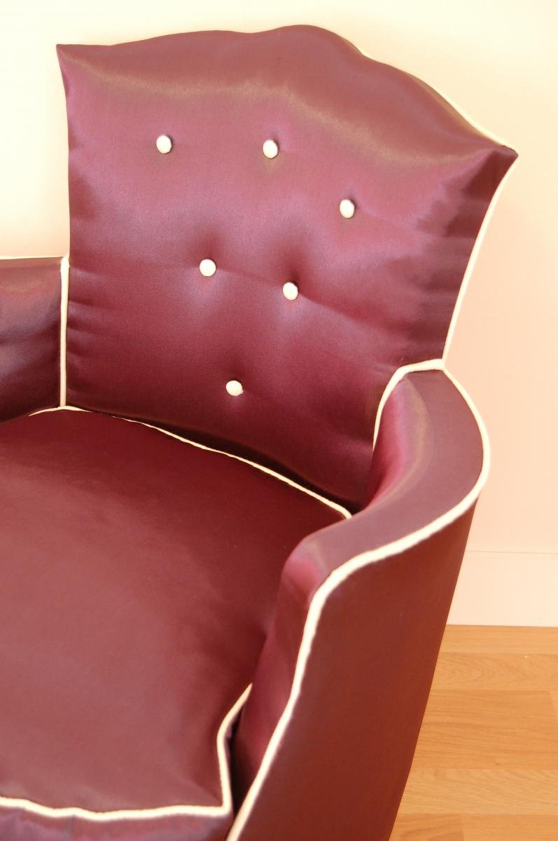 Art Deco Period Armchair-photo-4