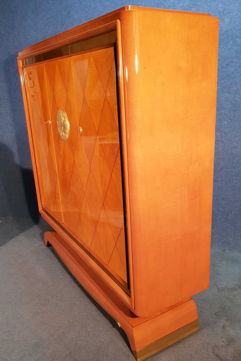 Art Deco Cabinet By Jean Desnos-photo-3
