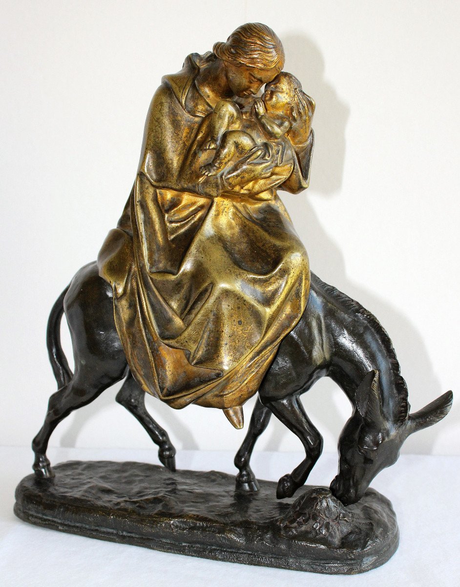 The Flight Into Egypt Bronze Eighteenth Century